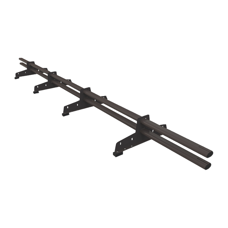 Снегозадержатель трубчатый D-Bork RR32 40x20 мм сечение овальное 3000 мм, комплект