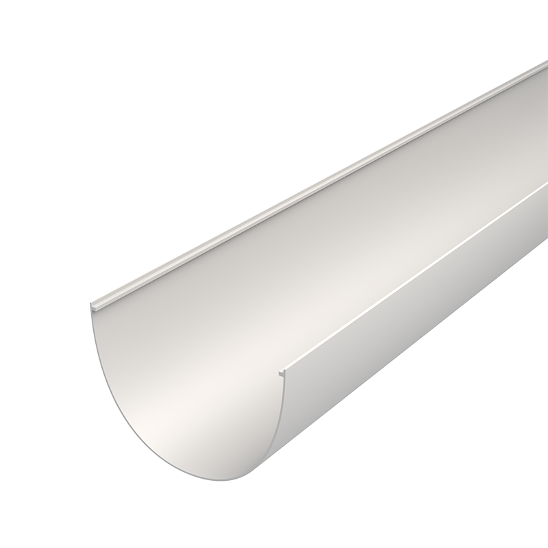 Желоб NoBrand D120 Пломбирный RAL9003 3000 мм