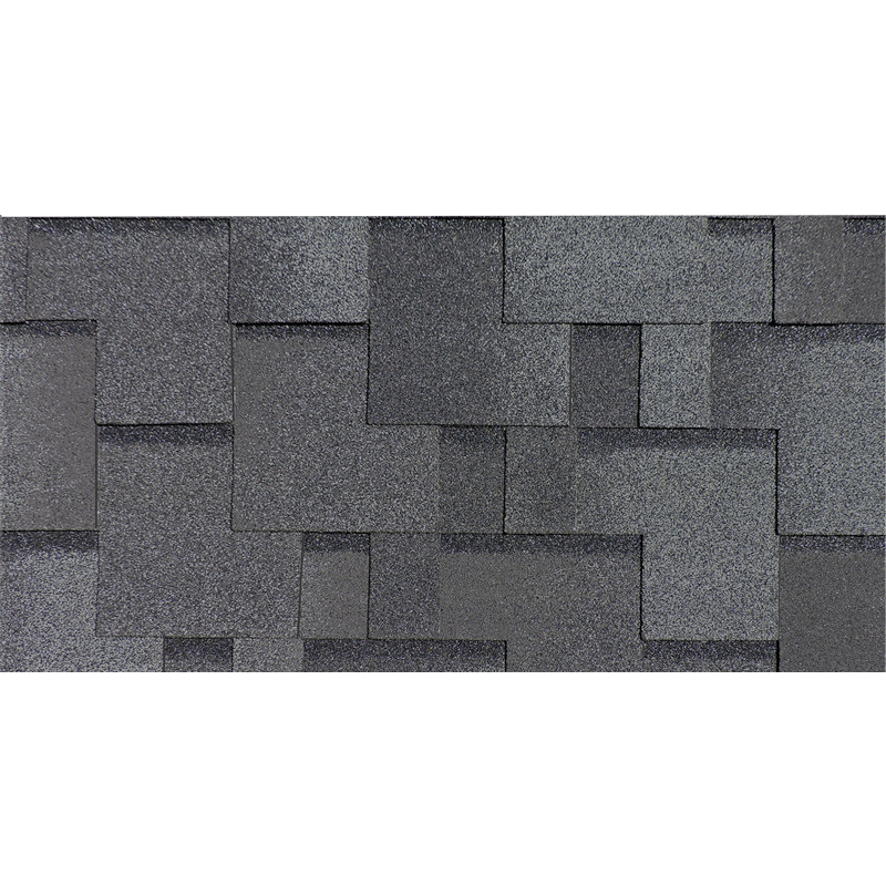 Гибкая черепица Керабит Лапландия Тетра L Антрацитовый SBS-битум 3 м²