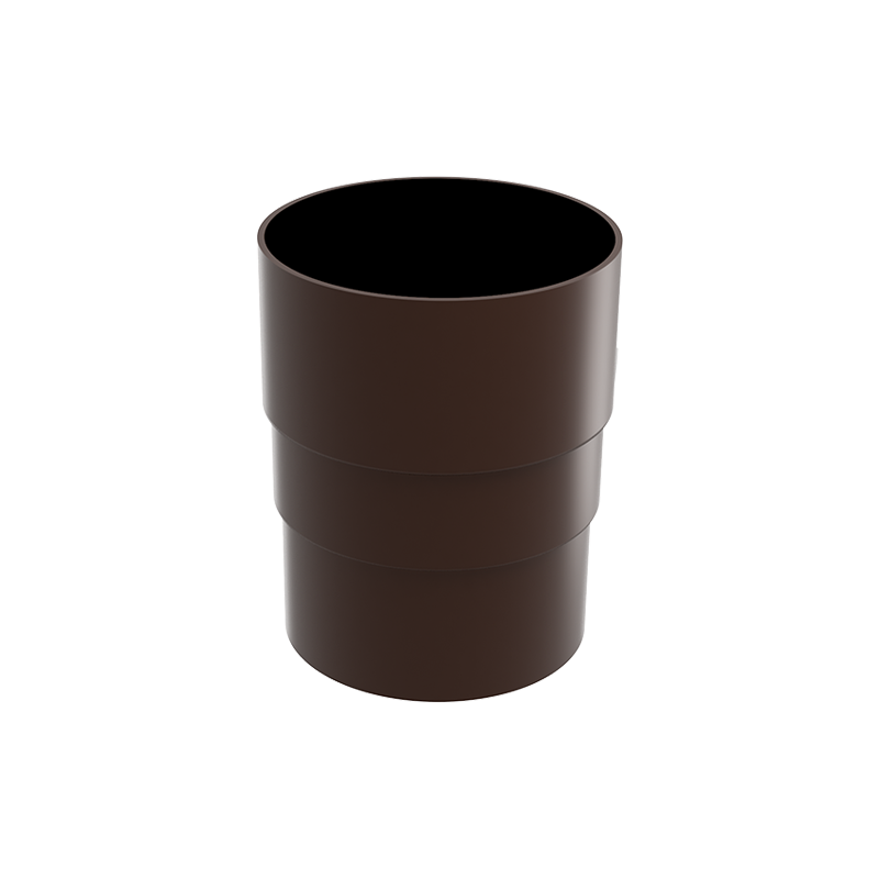 Муфта трубы NoBrand D85 Шоколадный RAL8019