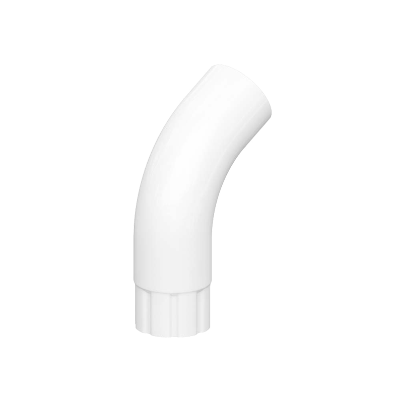 Колено трубы 60° Металл Профиль Гранд Систем Lite D90 RAL9010 Белый