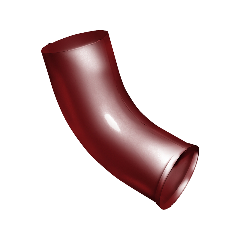 Колено сливное Grand Line D90 RAL3011 Красный