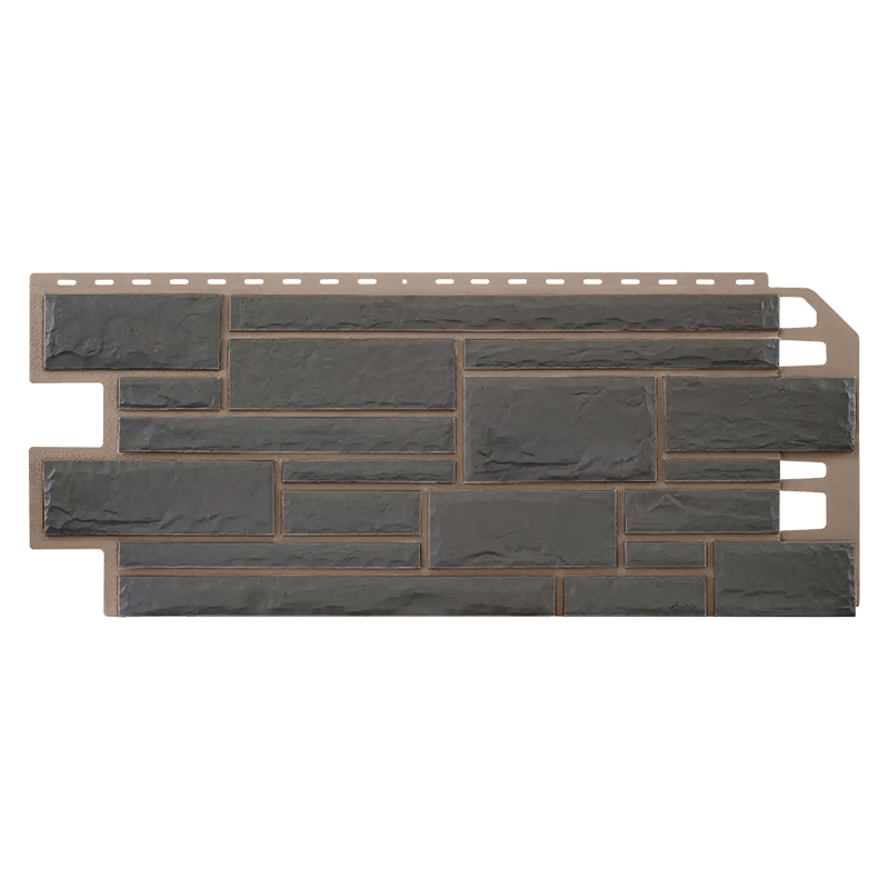 Фасадная панель NoBrand Камень Серый 1140x480 мм