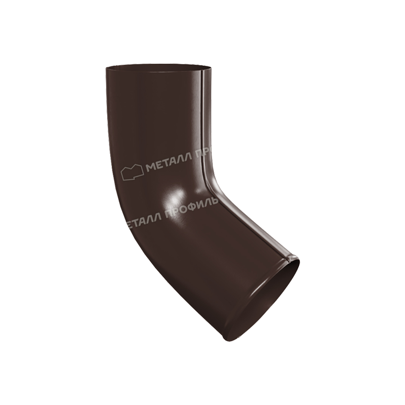 Колено сливное 60° Металл Профиль Гранд Систем Lite D90 RAL8017 Коричневый