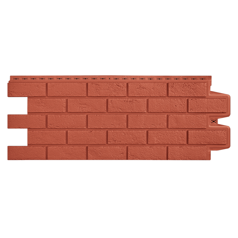 Фасадная панель Grand Line Classic Состаренный кирпич Терракотовый