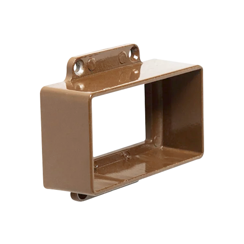 Соединитель перил прямой CM Railing металл гладкая Тик, 90x45 