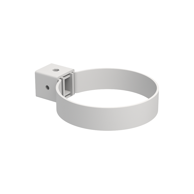 Хомут трубы NoBrand D85 Пломбирный RAL9003