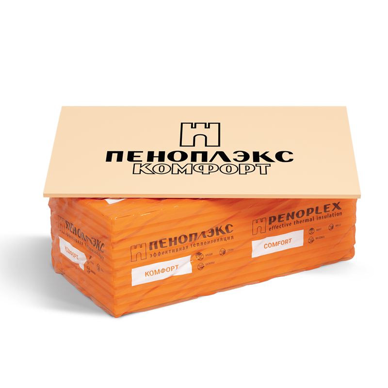 ЭПП (XPS) ПЕНОПЛЭКС Комфорт плита 1185x585 20 мм кромка прямая