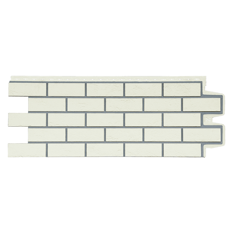 Фасадная панель Grand Line Design Состаренный кирпич Молочный шов 7006