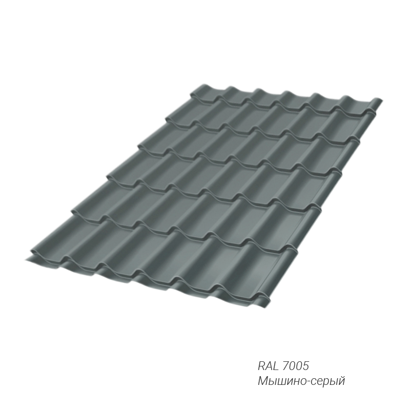 Профиль Волновой Grand Line Монтеррей 0,45 мм покрытие Полиэстер (PE) заказной цвет