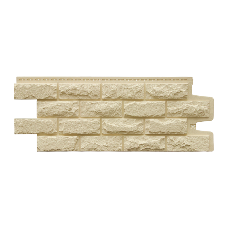 Фасадная панель Grand Line Classic Колотый камень Бежевый