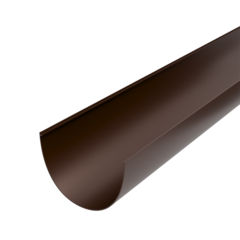 Желоб NoBrand D120 Шоколадный RAL8019 3000 мм