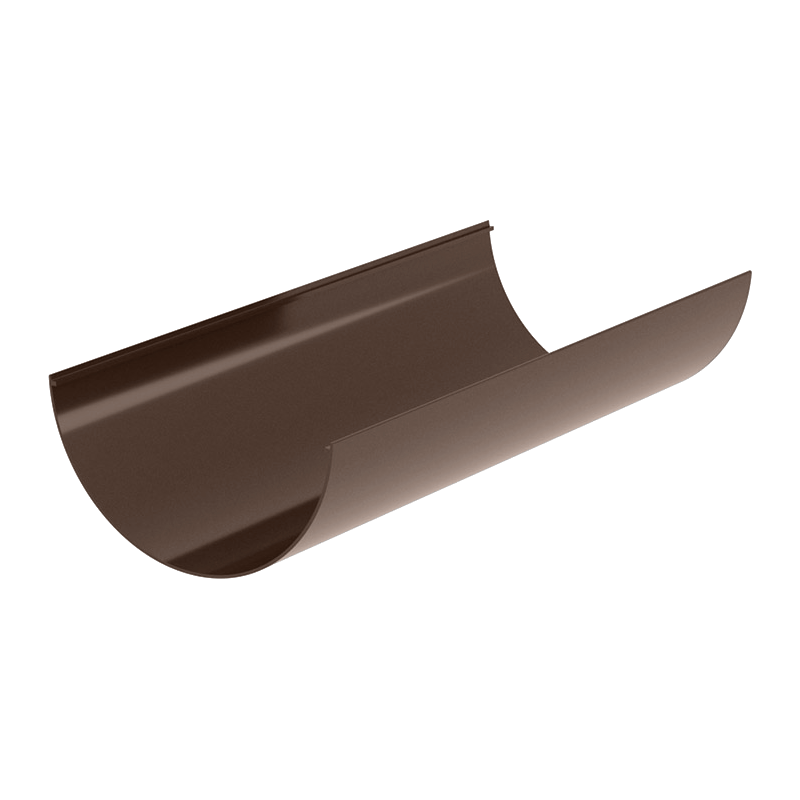 Желоб Grand Line ПВХ Классика D120 Шоколад RAL8017 3000 мм
