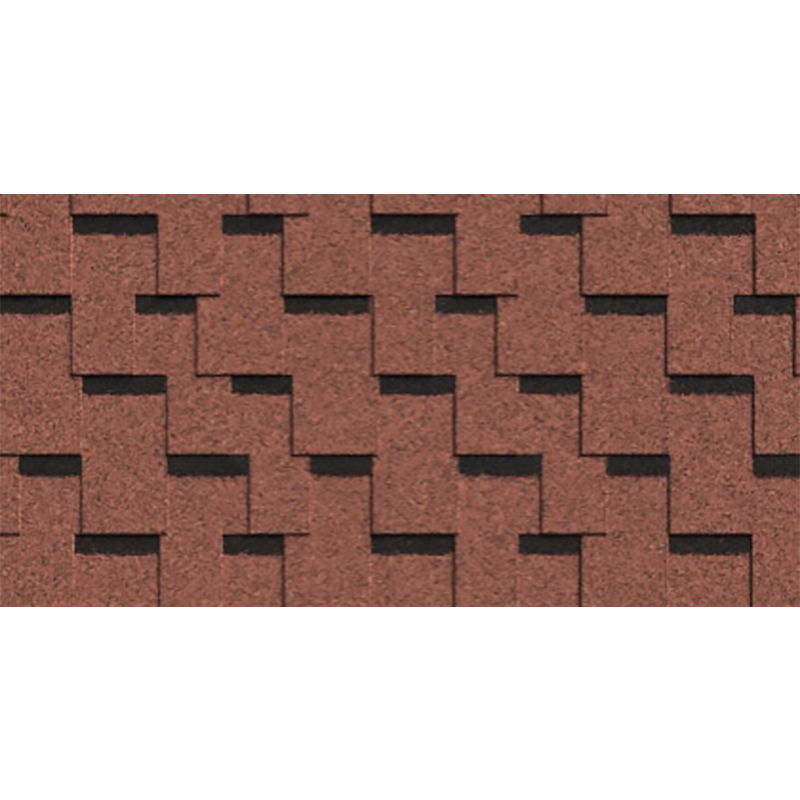 Гибкая черепица Icopal Claro Кирпично-красный SBS-битум 3 м²