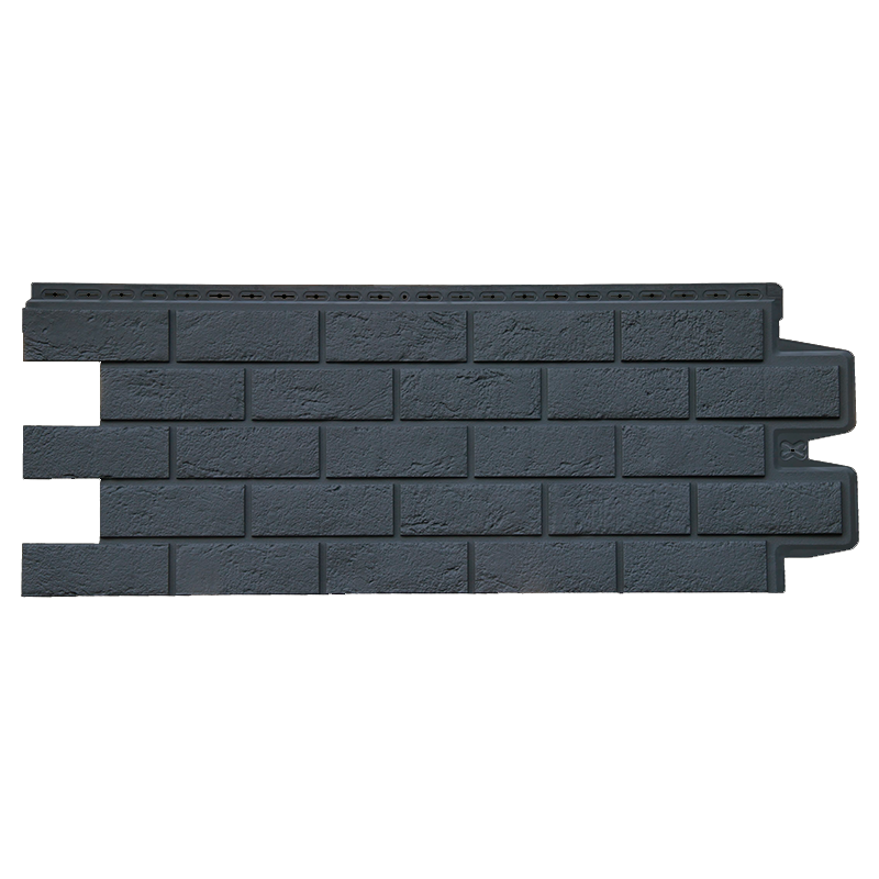 Фасадная панель Grand Line Classic Состаренный кирпич Графит