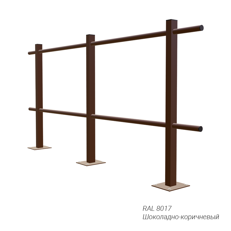 Кровельное ограждение Русь 25 мм RAL заказ 3000 мм 1,2 м