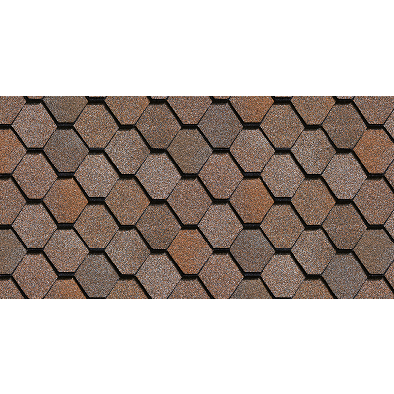 Гибкая черепица Shinglas ТехноНИКОЛЬ Вестерн Клондайк ламинированная 1,5 м²