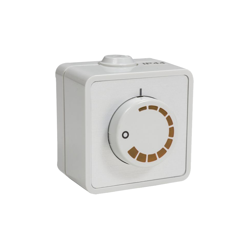 Регулятор скорости поверхностный 2299AG Vilpe Белый 81x81 мм