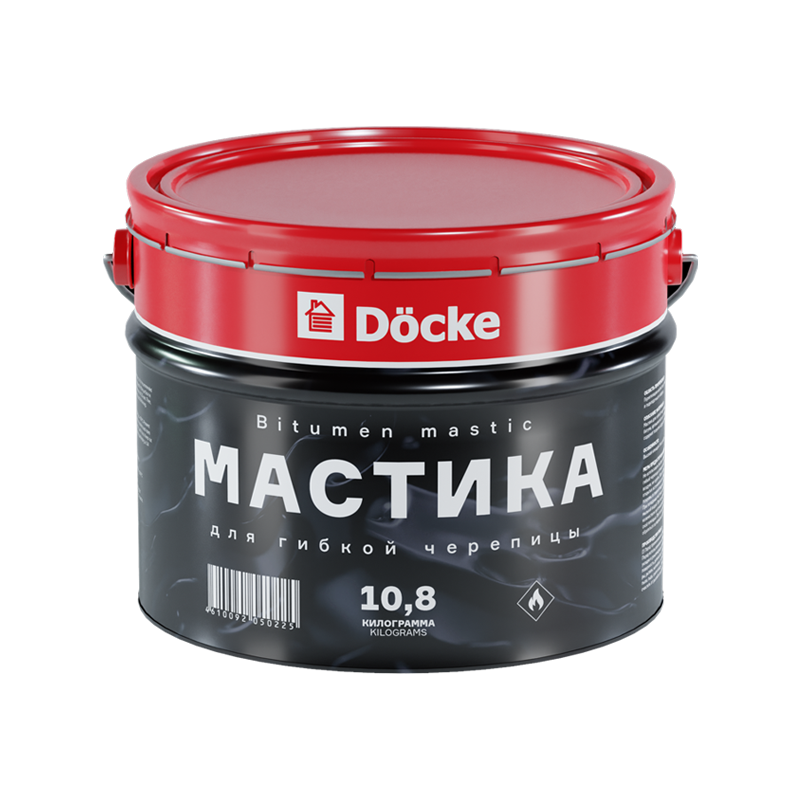 Мастика кровельная Docke PIE 10 л. 10,8 кг.