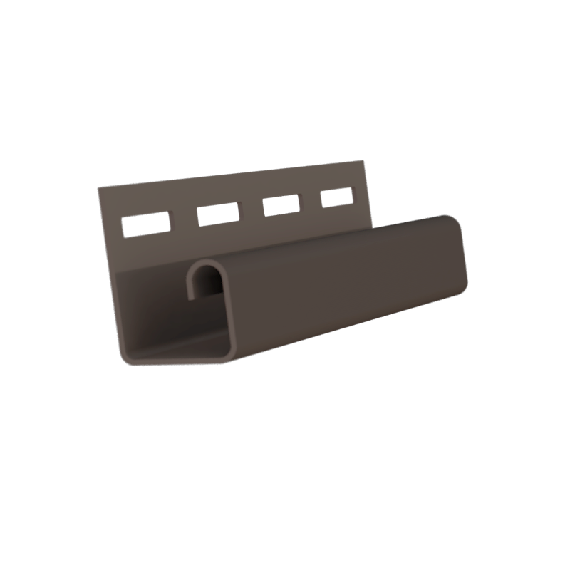 J-профиль NoBrand Универсальный Коричневый 3000 мм