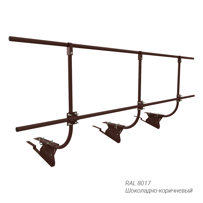 Кровельное ограждение D-Bork PREMIUM 32 мм RAL заказ 3000 мм 0,9 м