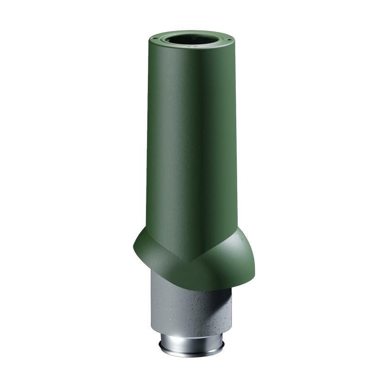 Труба вентвыхода Premium ИЗЛ-125/700 Docke RR11 Зеленый изолированная