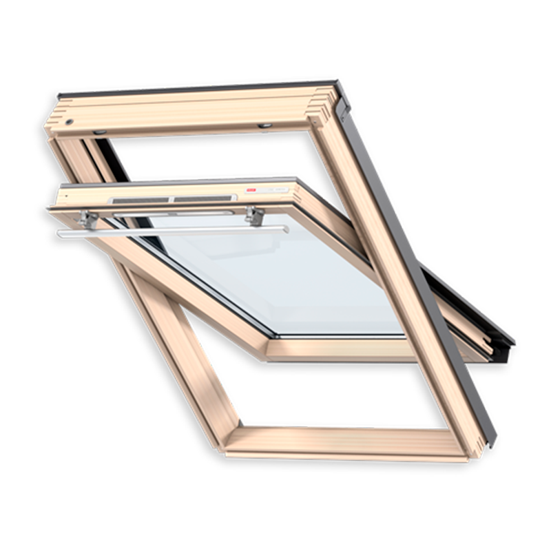 Окно мансардное Velux Стандарт Woodline 78x118 ручка сверху GZR MR06