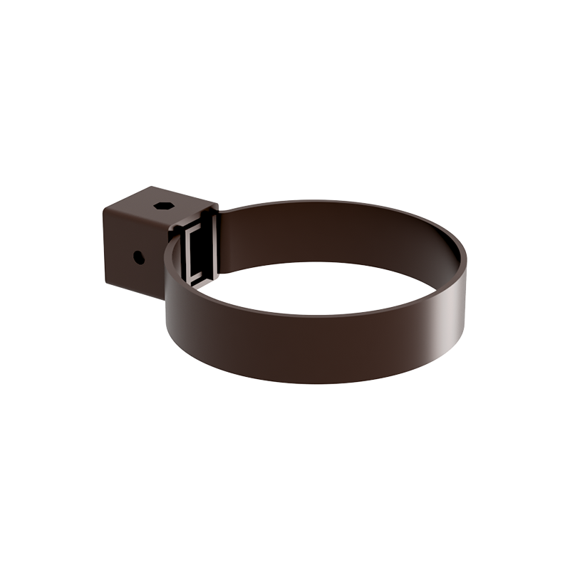 Хомут трубы NoBrand D85 Шоколадный RAL8019