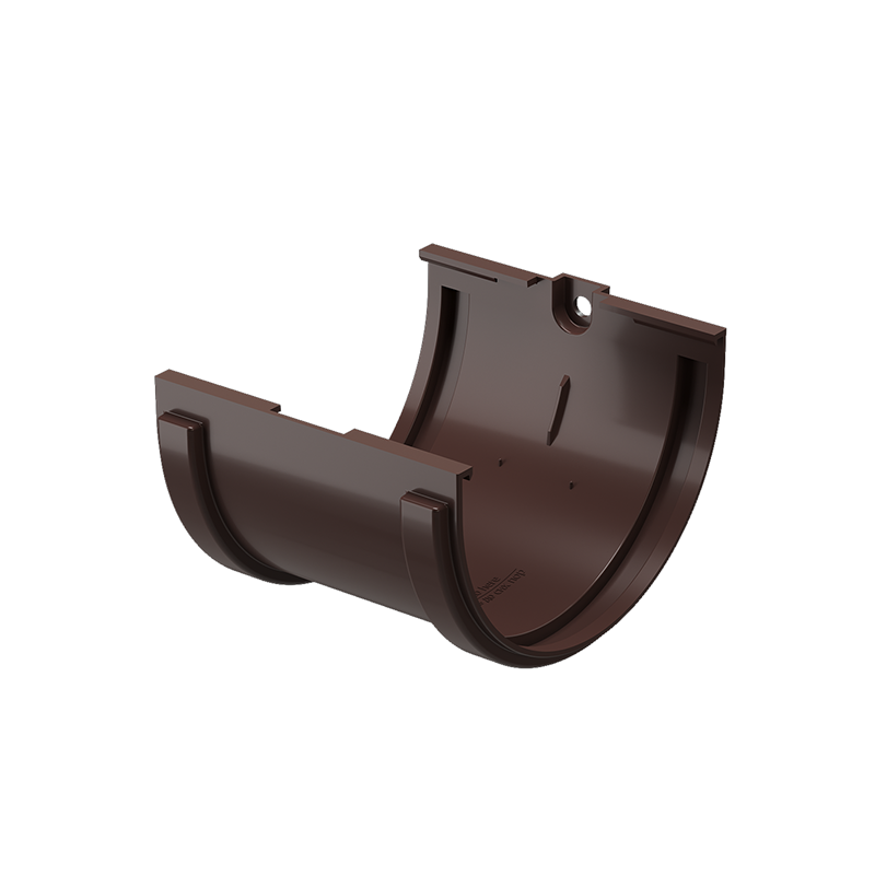 Соединитель желоба Docke STANDARD D120 Темно-коричневый RAL8019