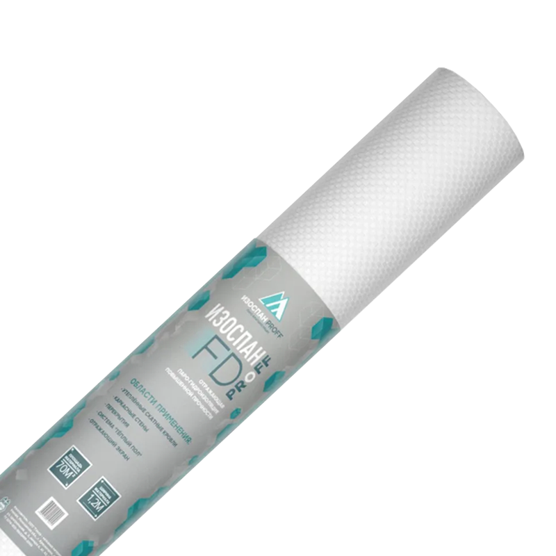 Пленка Изоспан FD отражающая повышенной прочности 120 г/м² 70 м²