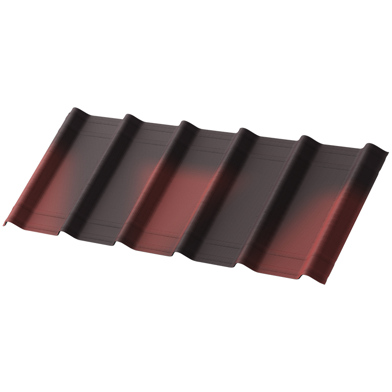 Черепица Ондувилла Красный бархат 3D 1070x400 мм