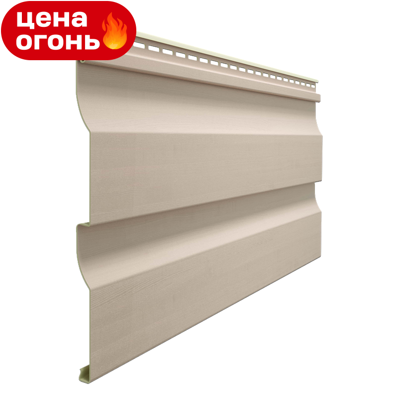 Сайдинг Docke PREMIUM D4,5D Крем-брюле 3600 мм