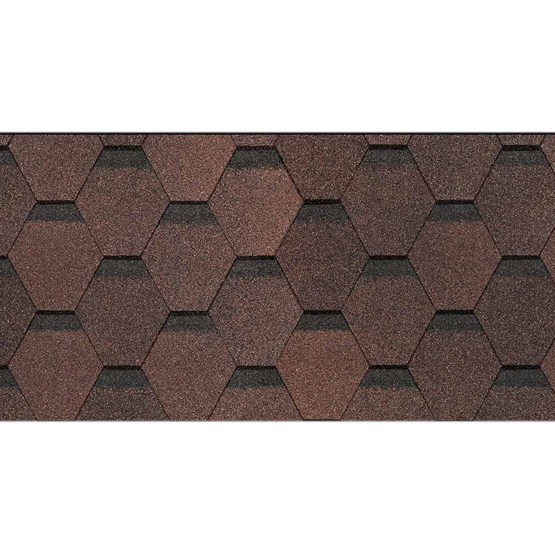 Гибкая черепица NoBrand Сота Коричневый 3 м²