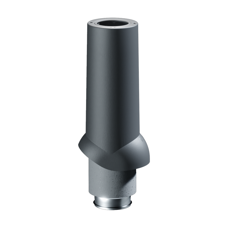 Труба вентвыхода Premium ИЗЛ-125/700 Docke RR33 Черный изолированная