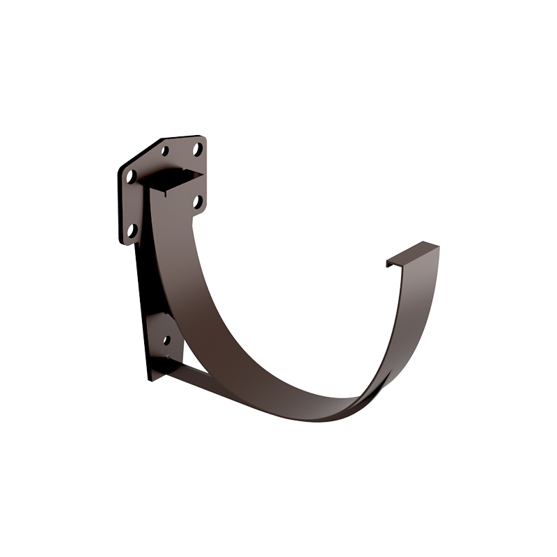 Кронштейн желоба карнизный NoBrand D120 Шоколадный RAL8019